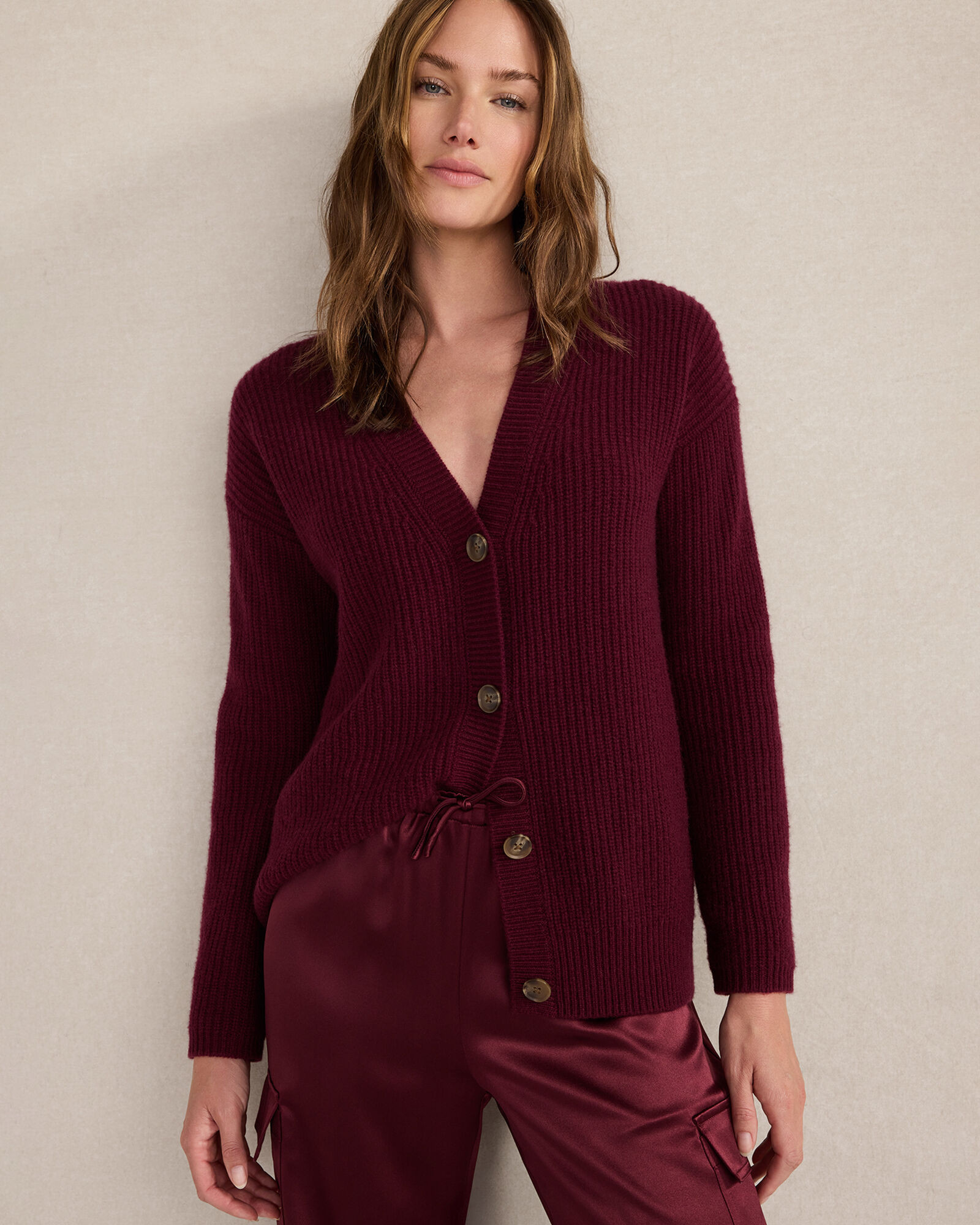 Cashmere Shaker Stitch Cardigan | Haven Well Within