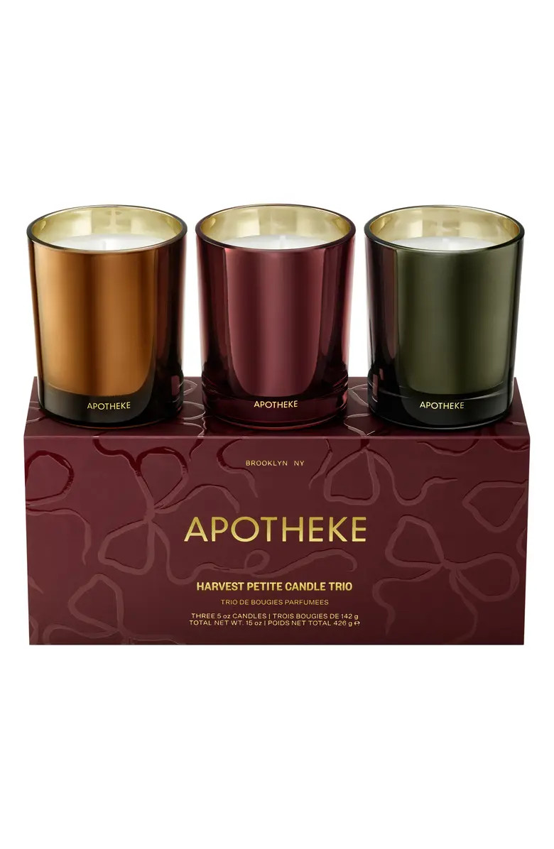 APOTHEKE Harvest Petite Scented Candle Trio | Nordstrom | Nordstrom