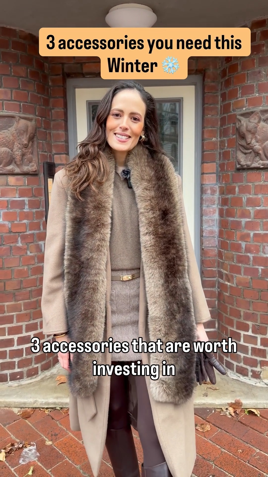 Πώς να δείχνεις «expensive» ακόμα και με τα πιο απλά χειμερινά ρούχα; ✨ 

Όλα κρίνονται στις λεπτομέρειες.

Εδώ είναι τα 3 αξεσουάρ που αξίζουν μια θέση στην ντουλάπα σου φέτος:

1️⃣ Faux γούνινο κασκόλ: Για το απόλυτο luxury look. Δοκίμασε να το δέσεις με μια ζώνη πάνω από το παλτό σου για extra points.

2️⃣ Δερμάτινα Γάντια: Το αξεσουάρ που όλες ξεχνάμε, αλλά αναβαθμίζει αμέσως την εμφάνιση.

3️⃣ Ψηλές Δερμάτινες Μπότες: Η επένδυση που θα φοράς από το πρωί στο γραφείο μέχρι το βράδυ για ποτό.

Ποιο από τα 3 έχεις ήδη στη συλλογή σου; Πες μου στα σχόλια! 👇

📌 Save this για το επόμενο winter shopping σου & στείλ’ το στην κολλητή που αγαπάει και αυτή το εκλεπτυσμένο στυλ! ❄️🤍

~~~~~~~~~~~~~~~~~~~~~~~~~~~~~~~~~~~

How to look expensive even in the simplest winter outfits? ✨ 
It’s all in the details.

Here are the 3 accessories worth investing in this season:

1️⃣ Faux Fur Scarf: For that ultimate luxury vibe. Pro tip: cinch it over your coat with a belt for extra style points.

2️⃣ Leather Gloves: The most underrated accessory that adds instant elegance to any look.

3️⃣ Tall Leather Boots: A timeless staple that takes you from office meetings to date night effortlessly.

Which one of these is a must-have for you? Let me know in the comments! 👇

📌 Save this for your next winter shopping trip & share it with your most stylish friend! ❄️🤍

•
•
•
•
•

#winterstyling #leatherboots #oldmoneystyle #winteraccessories #fauxfur

#LTKwinter #LTKeurope #LTKstyletip