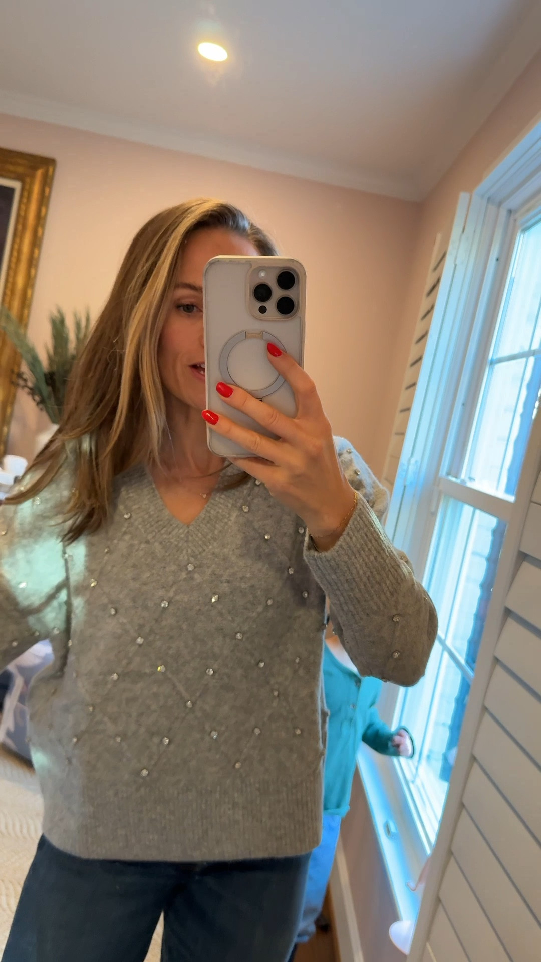 Such a fun top for Christmas parties and new years! I’ll probably wear this on Christmas Day! 

#LTKOver40 #LTKHoliday