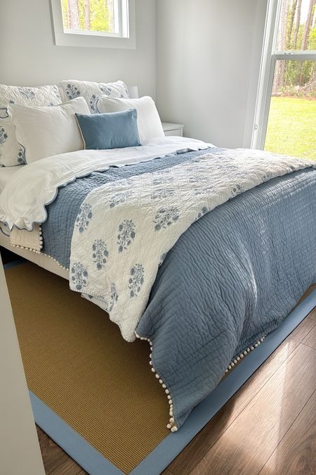Guest bedroom bedding!

Grandmillenial
Blue and white 
Home decor
Bedding 
Bedroom 

#LTKfamily #LTKstyletip #LTKhome