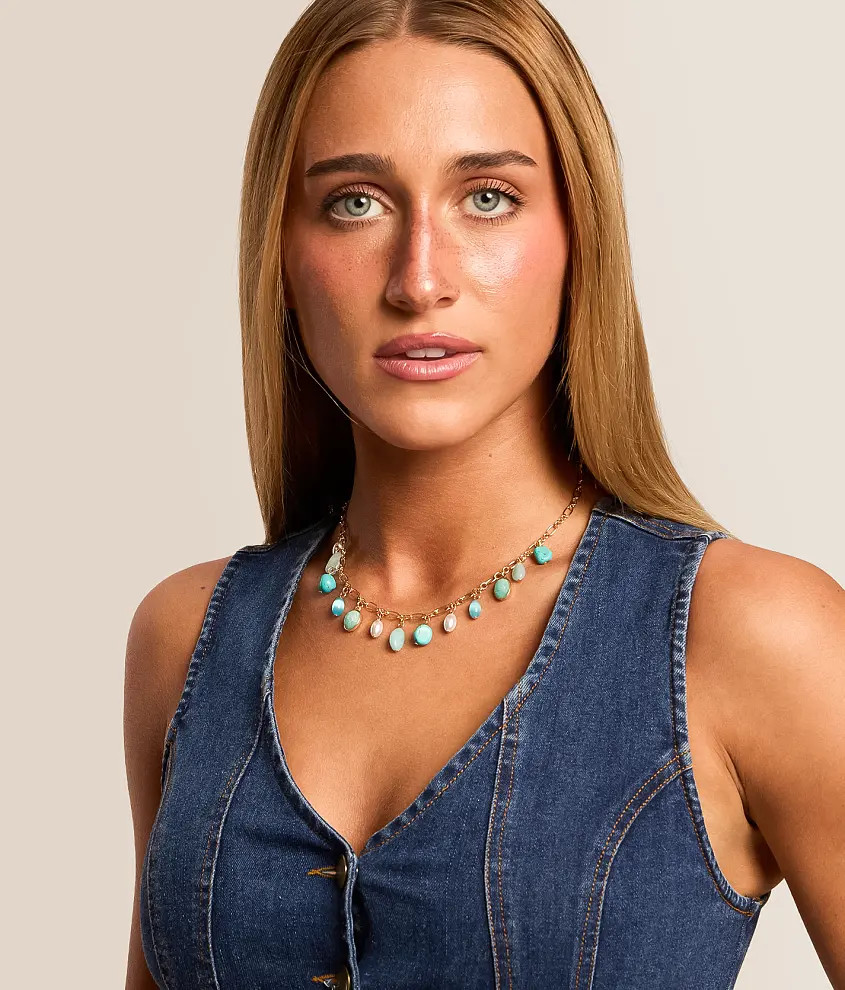 Multi Stone Necklace | Buckle