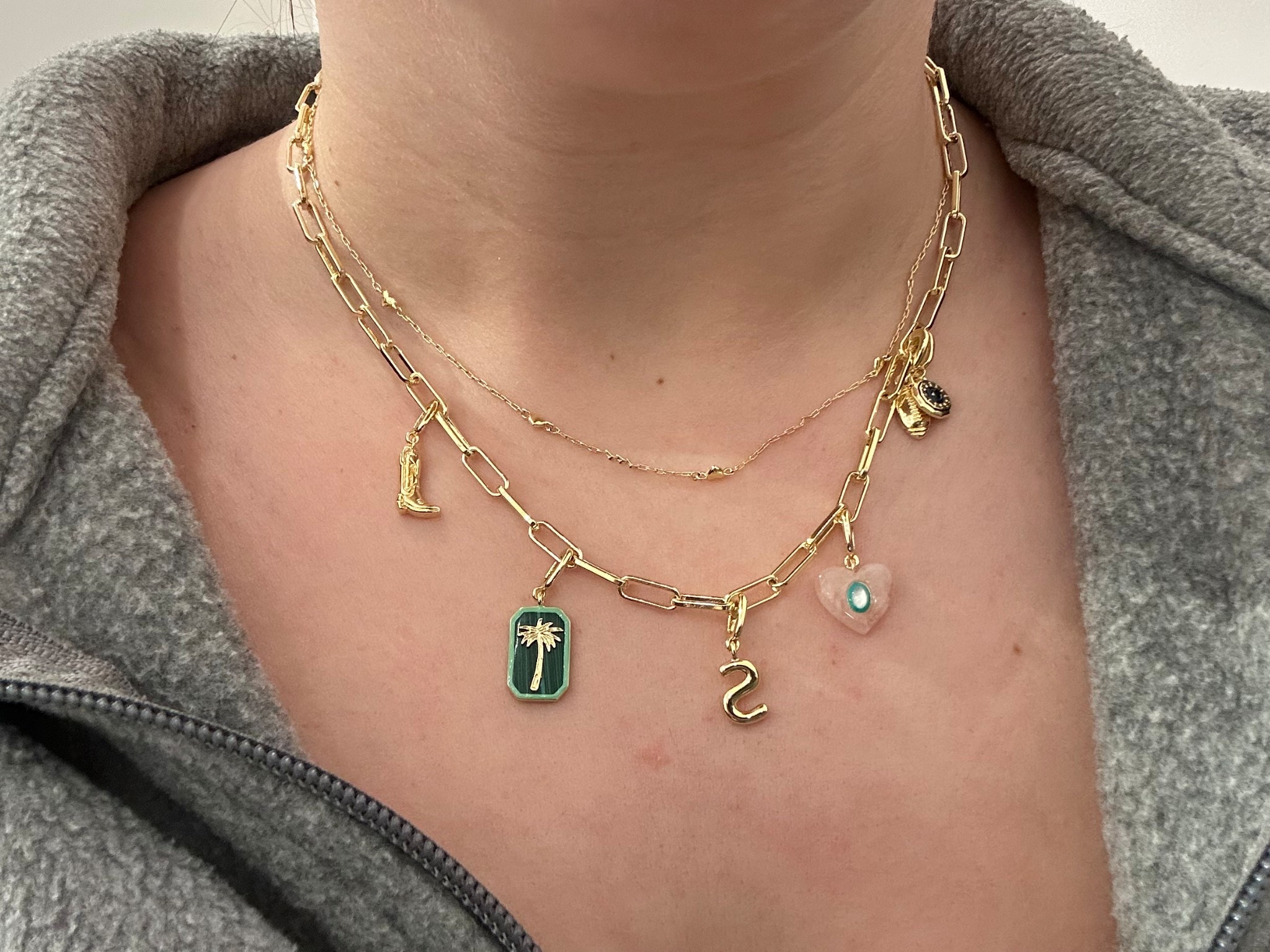 A personalized charm necklace is being added to the stack! 

#LTKSeasonal #LTKBeauty #LTKFindsUnder100