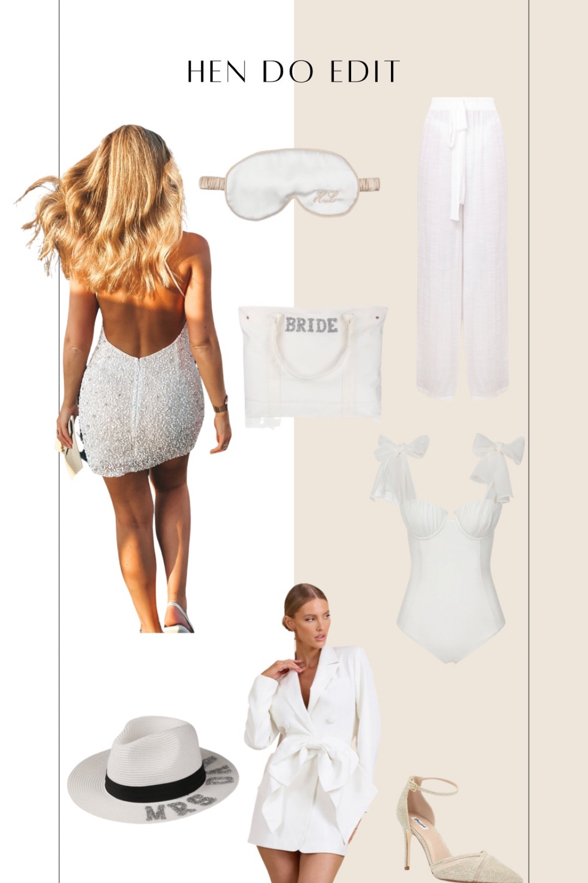 The hen do edit // get wedding ready and pack for your abroad hen do with white looks from day to night, from swimsuits to dresses, beachwear and accessories

#LTKwedding #LTKtravel #LTKFind