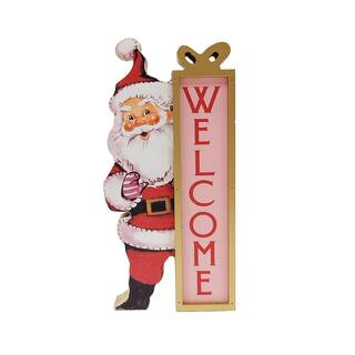 7.75" Santa Welcome Sign Tabletop Décor by Ashland® | Michaels | Michaels Stores