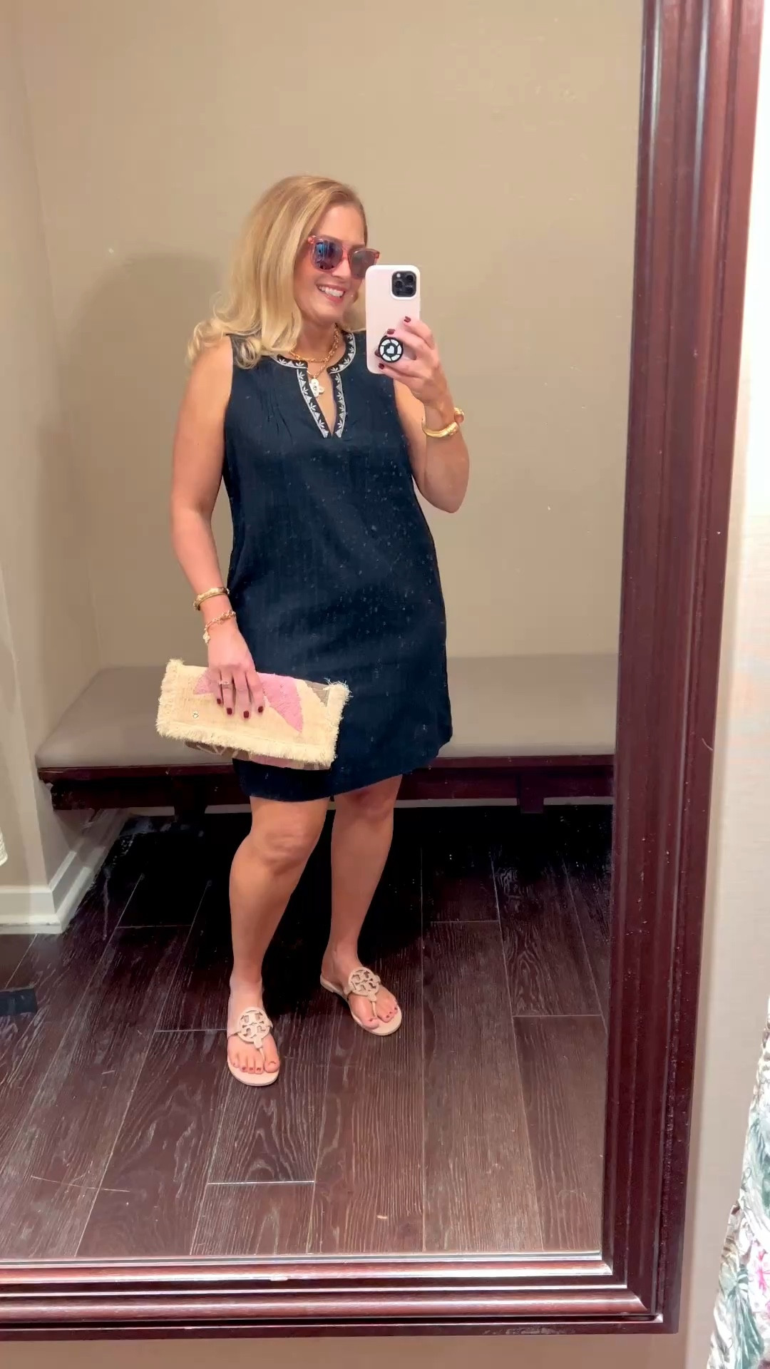 Casual beach resort dress that’s perfect to wear poolside.

Wearing a medium. Fits true to size.

#LTKSeasonal #LTKOver40 #LTKvlog #LTKU #LTKTravel #LTKgrwm #LTKootd #LTKMidsize #LTKSwim #LTKFestival
