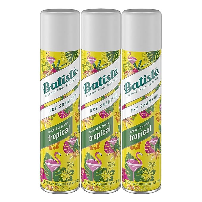 Batiste Dry Shampoo, Tropical Fragrance, 6.73 fl. oz. (Pack of 3) | Amazon (US)