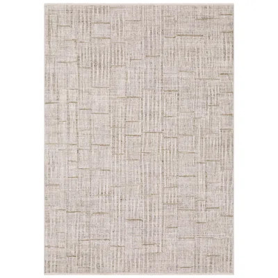 Telisa Deconstructed Grid Ivory/ Grey Area Rug | Wayfair North America