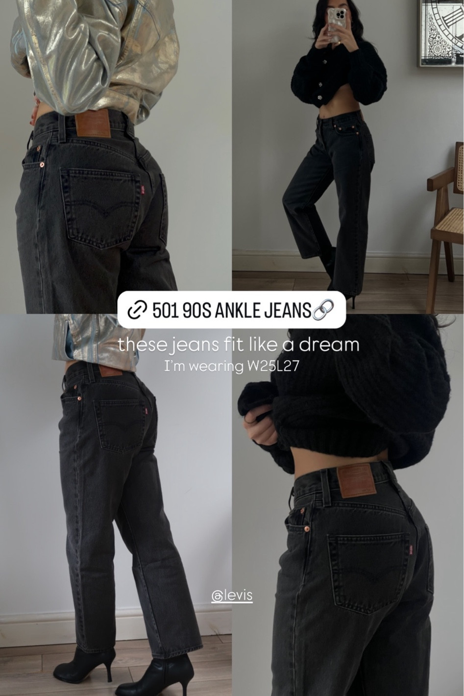 Levis jeans! Black levis jeans

#LTKeurope #LTKuk #LTKgiftguide