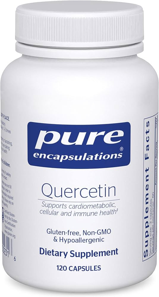 Quercetin Supplement: Pure Encapsulations Quercetin contains 500 mg of high-concentration quercet... | Amazon (US)