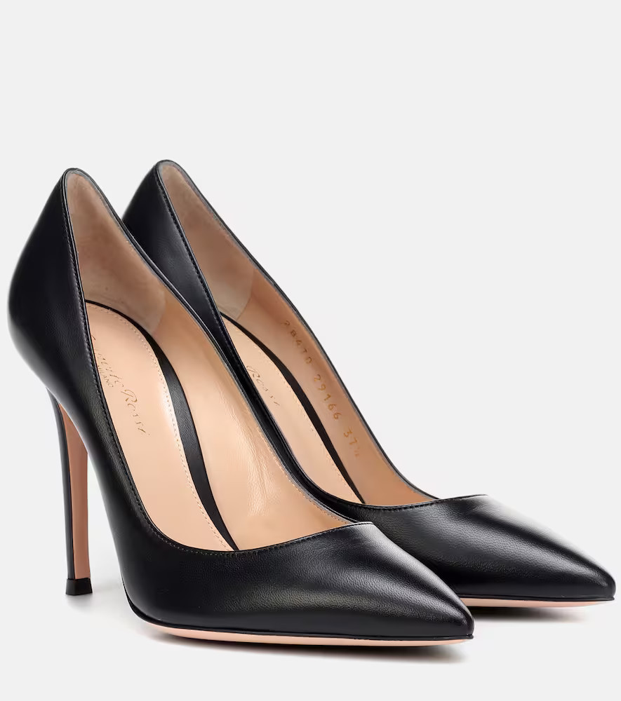 Gianvito 105 leather pumps | Mytheresa (INTL)
