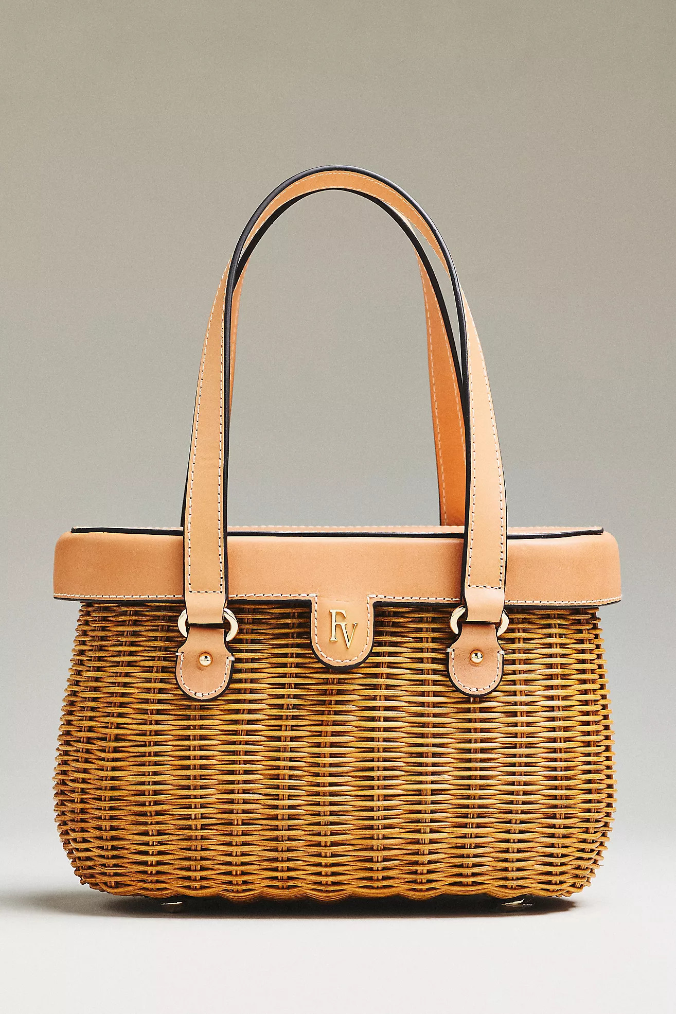 Frances Valentine Willow Wicker Basket Bag | Anthropologie (US)