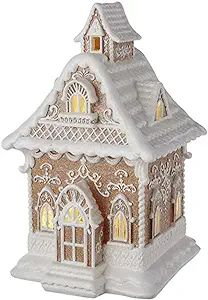 RAZ Imports 2022 Holiday in Provence 13 White Icing Lighted Gingerbread House 4210249 0 | Amazon (US)