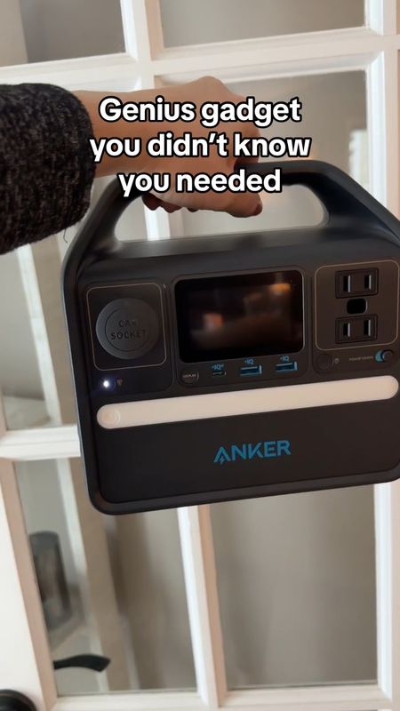 This is the Anker 521 portable  charging station! The anchor battery is made of lithium ion phosphate which last six times longer than other portable power stations this week will still be going strong for you in 10 years! You can easily charge your phones, tablets, or any devices with one of the 6 ports!! At only 8 lbs it is easy enough to take along on car rides, camping trips or even your kids sporting events. 

It is the perfect camping companion. You can inflate air mattresses, plug in a coffee maker, air fryer or any other small appliances. 


#LTKsalealert #LTKhome