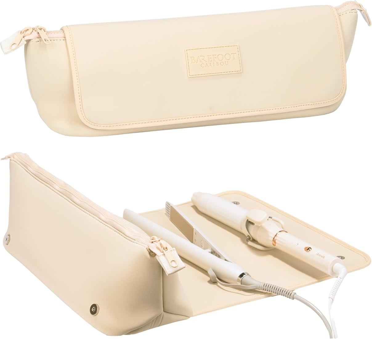 Hair Tools Travel Bag and Heat Resistant Mat for Flat Irons, Straighteners, Curling Iron, and Hai... | Amazon (US)