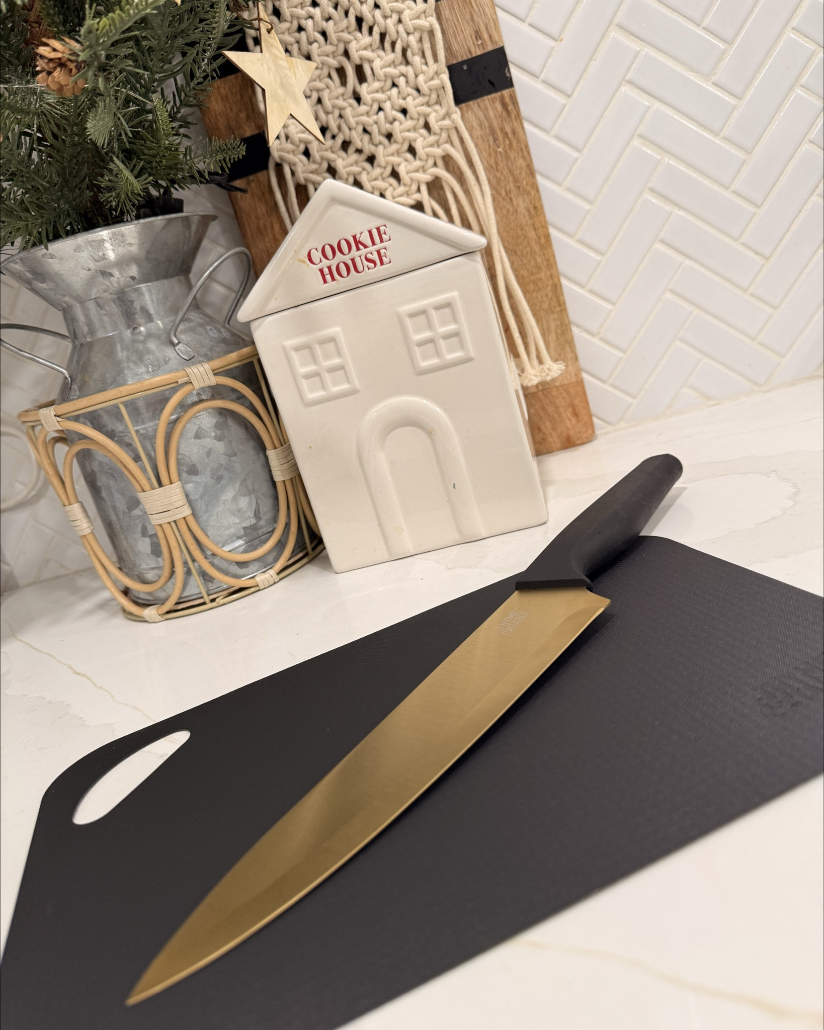 The prettiest set for your kitchen or a affordable gift. 20 piece set on sale for $24 #kitchen #kitchenfinds #blackandgoldkitchen #christmas #chriatmasgiftguide #christmasgift 

#LTKHoliday #LTKGiftGuide #LTKFindsUnder50