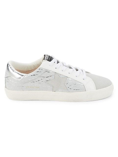 Vintage Havana Croco-Embossed Superstar Leather Sneakers on SALE | Saks OFF 5TH | Saks Fifth Avenue OFF 5TH