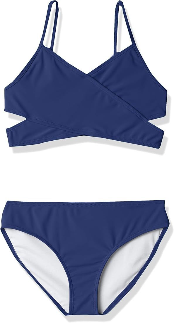 Kanu Surf Girls' Coral Reef Beach Sport Wrap Around Bikini 2-Piece Swimsuit | Amazon (US)