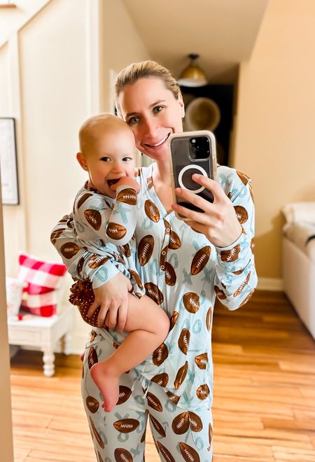 We were Super Bowl ready in our mommy-and-me matching pjs - shhhhhh don’t tell daddy we only came for the halftime show and snacks! 🏈 



#LTKfamily #LTKkids #LTKbaby