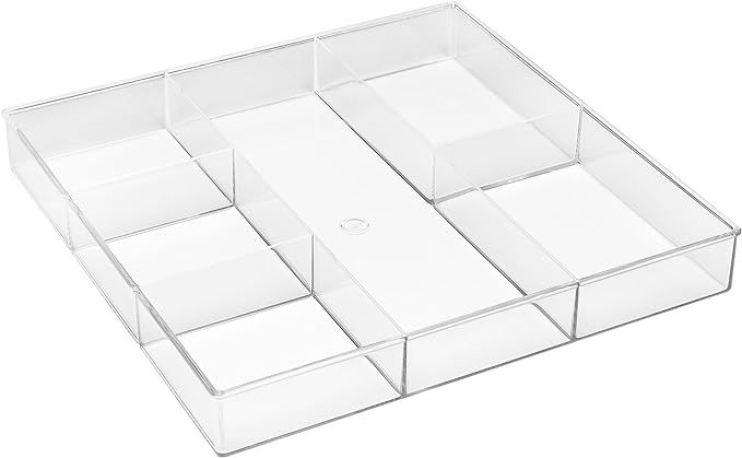 Whitmor 6-Section Clear Drawer Organizer | Amazon (US)