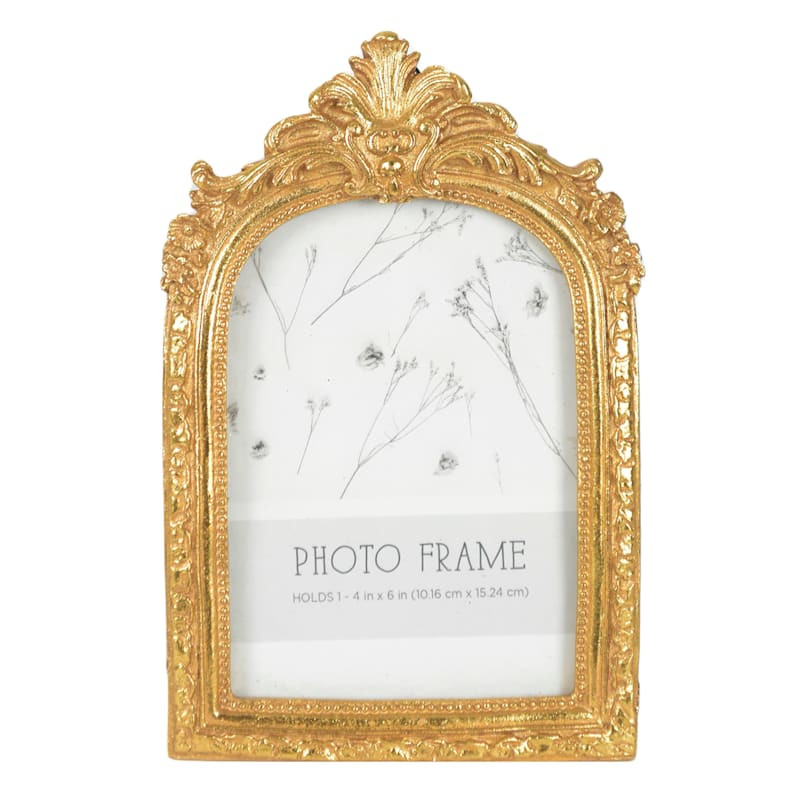 Gold Tabletop Picture Frame, 4x6 | At Home