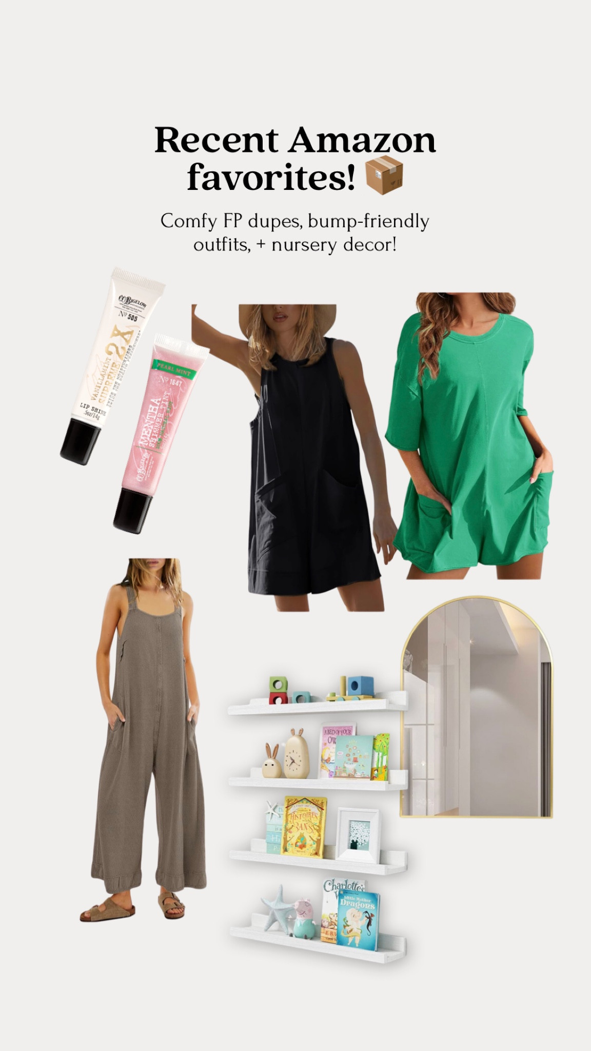 Amazon favorites as a mom to be! Comfy bump-friendly outfits (FP dupes!!) + nursery decor we loved! 

#LTKBaby #LTKFindsUnder100 #LTKBump