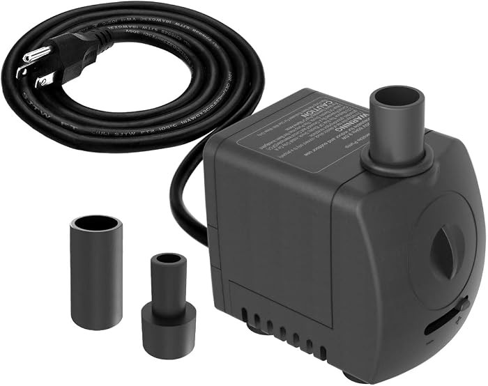Submersible Pump 150GPH (550 L/H 9.5W) Ultra Quiet with Over Heating Protection 4ft High Lift for... | Amazon (US)