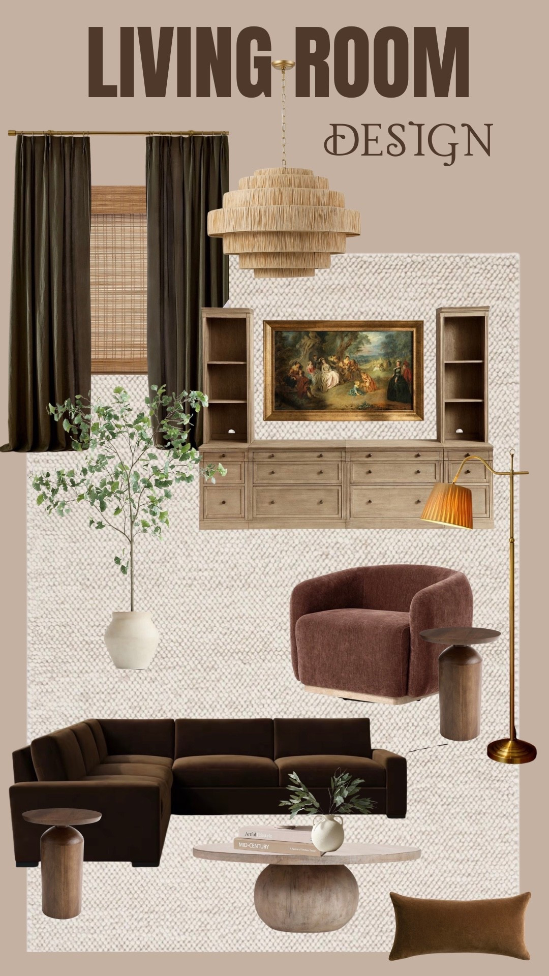 Living room design and decor for a cozy, timeless and earthy feel

#livingroom

#LTKselfcare #LTKHome #LTKdayinmylife