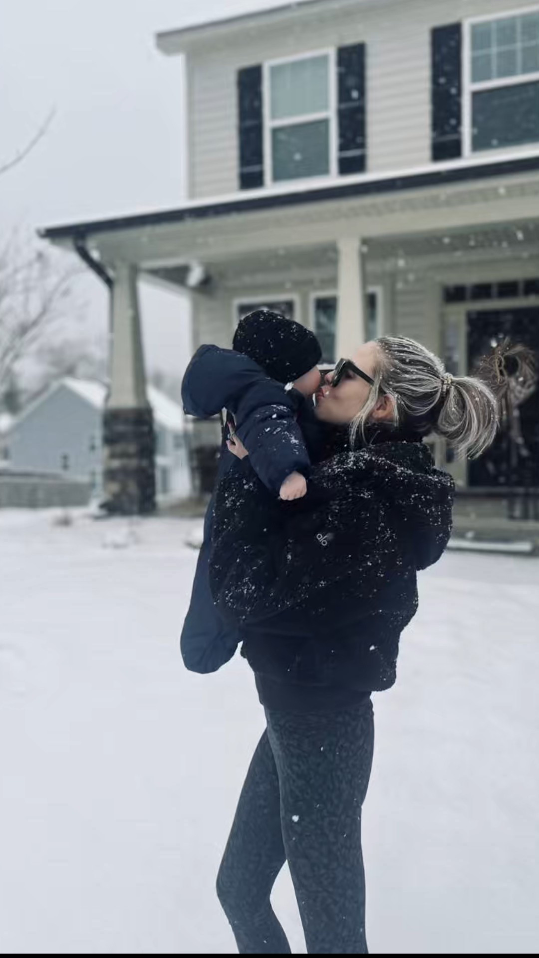 Keeping mom + baby warm this winter without sacrificing style ❄️ Linking my Alo sherpa + Lululemon leggings and my son’s Columbia snowsuit + Etsy custom beanie — our favorite cold-weather staples. 

#LTKBaby #LTKHoliday #LTKSeasonal