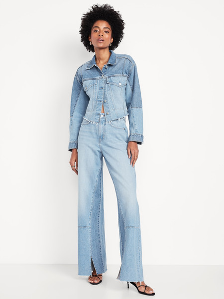 High-Waisted Baggy Wide-Leg Jeans | Old Navy (US)