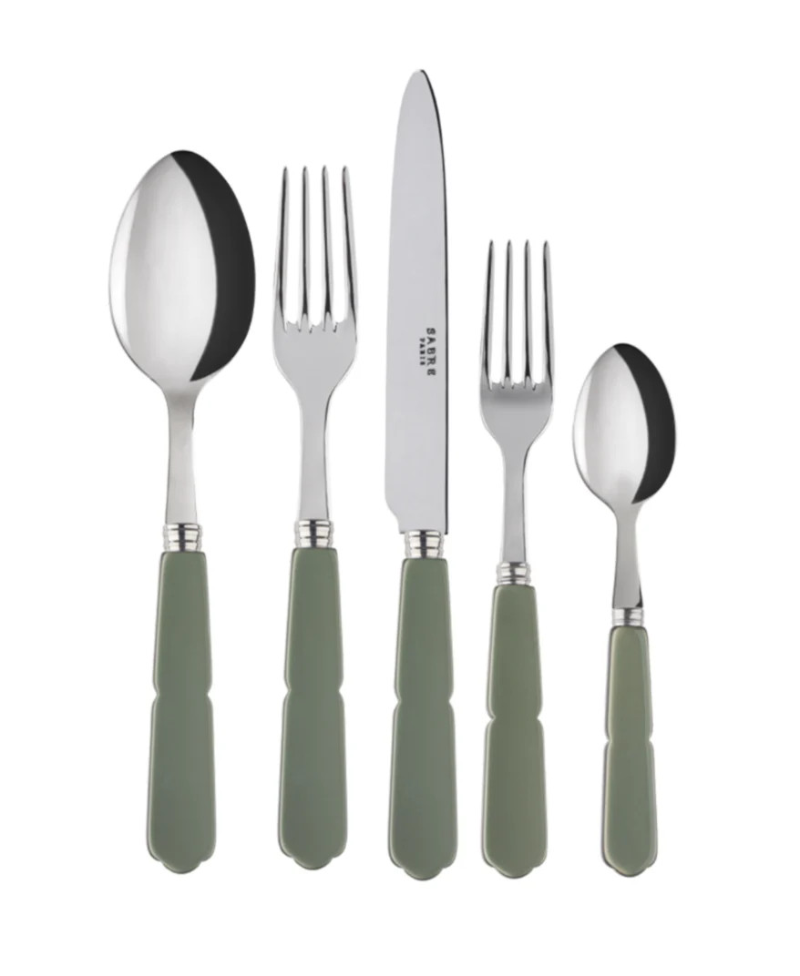 Tradition Francaise Gustave Dark Green, Set of 5 | Over The Moon