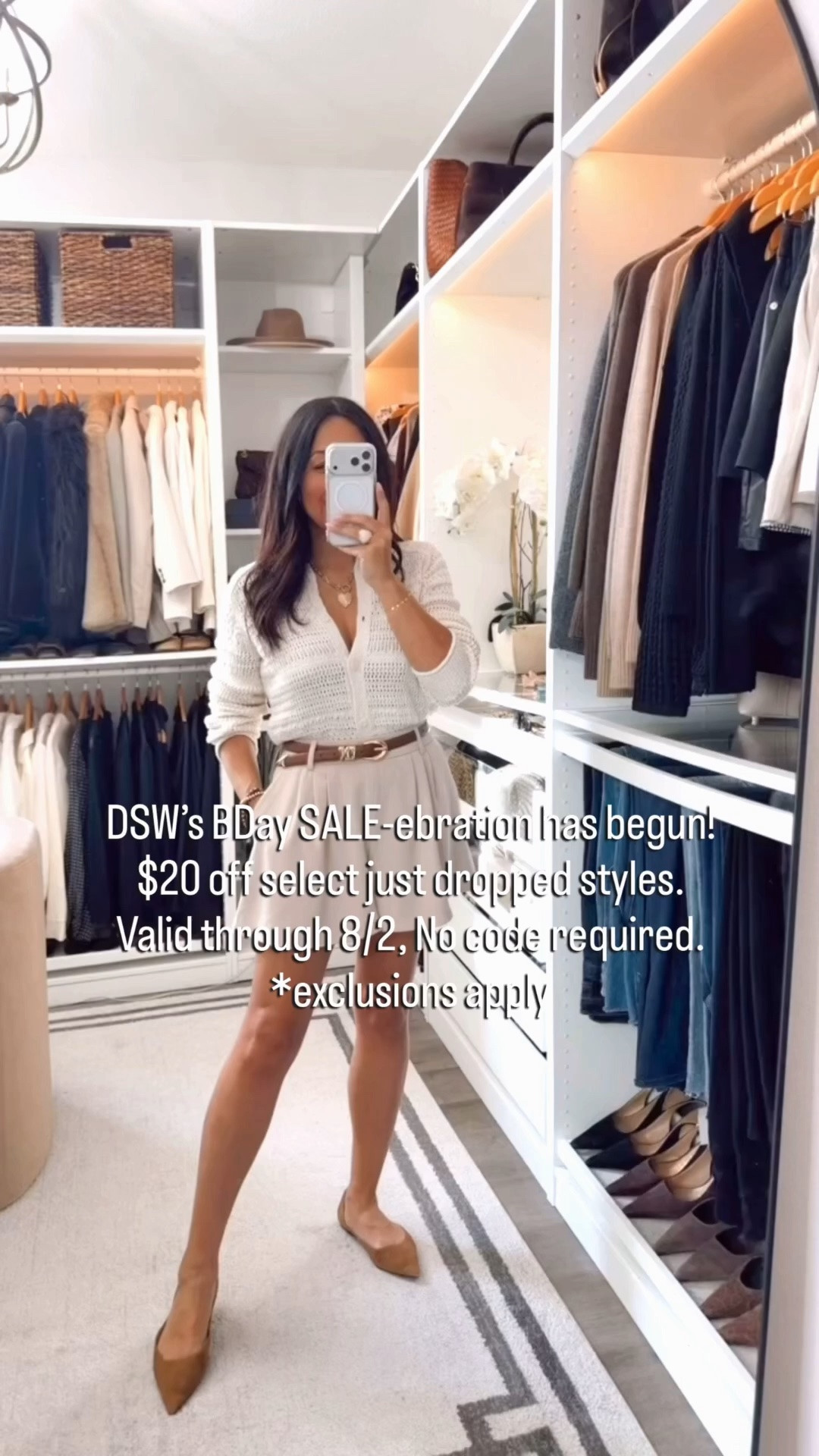 DSW’s BDay SALE-ebration has begun! From 7/23- 8/2 $20 off select just dropped styles. No code required!
*Exclusions apply

@DSW #mydsw #ad
