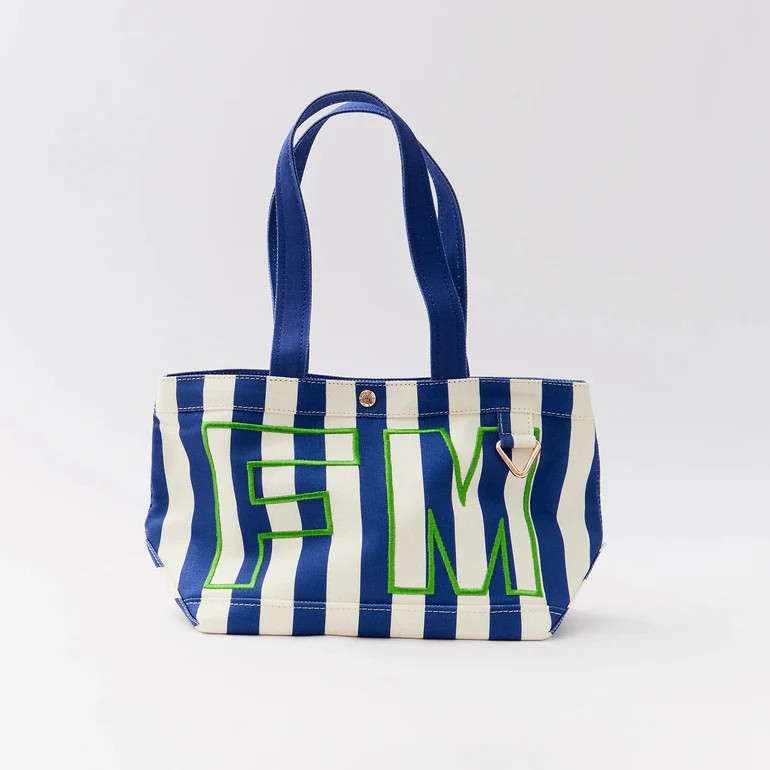 Striped Custom Alpha Tote - Custom Harbor | BaubleBar
