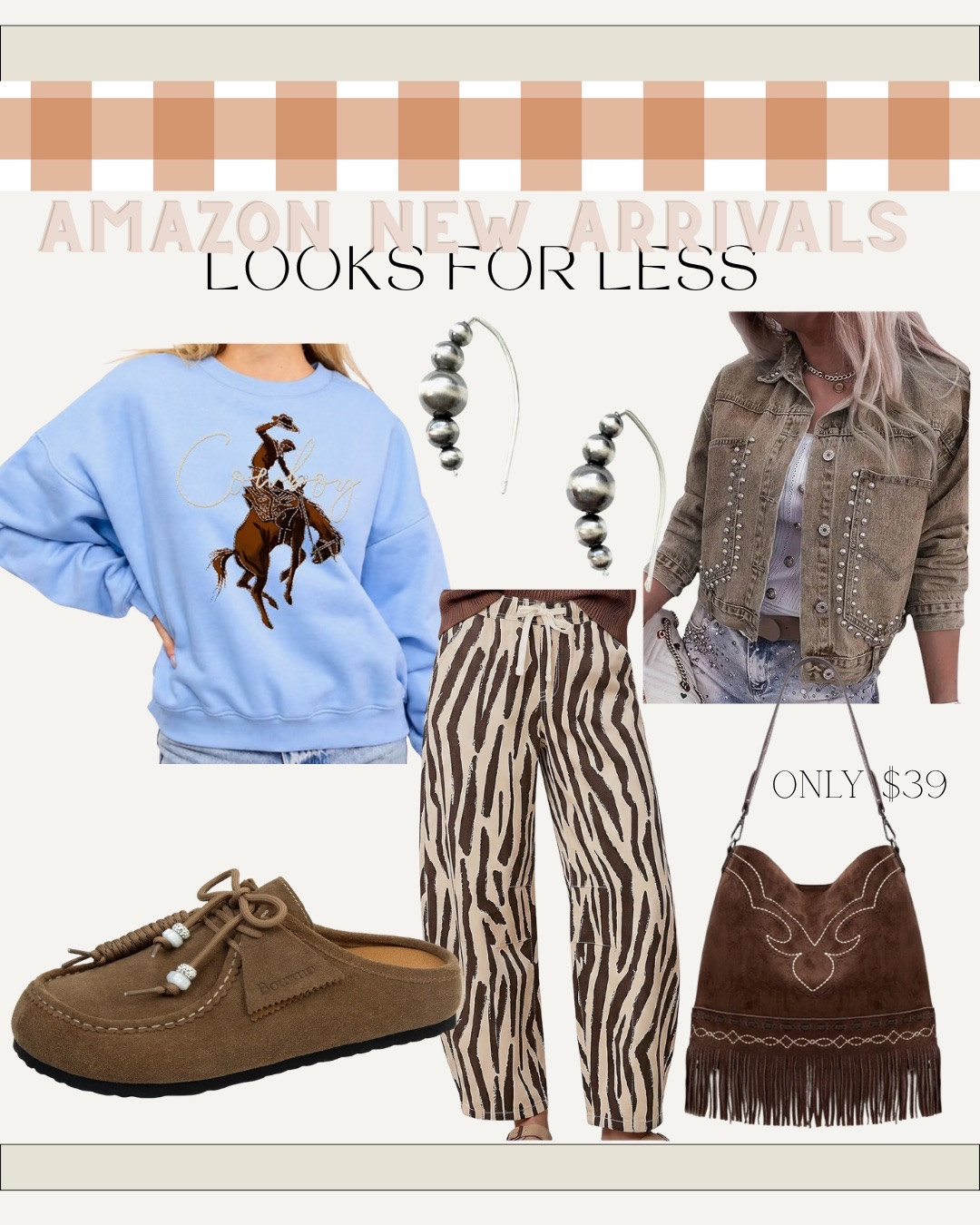 Look for less Amazon western fashion outfit ideas