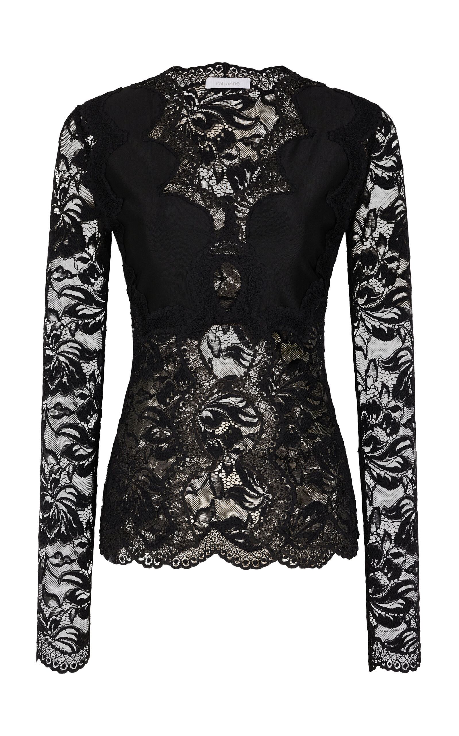 Scalloped Stretch-Lace Top | Moda Operandi (Global)