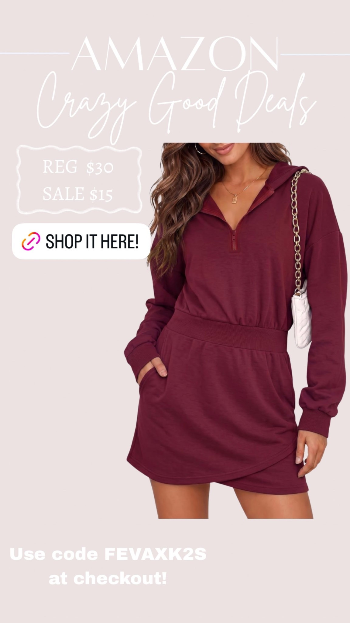How cute is this casual fall dress!?
Be sure to use that discount code at checkout to get it 50% off! 



Fall outfit 
Casual dress
Amazon fashion 
Amazon finds

#LTKSeasonal #LTKootd #LTKSaleAlert