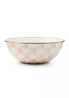 MacKenzie-Childs Rosy Check Extra Large Everyday Bowl, X-Large | Belk
