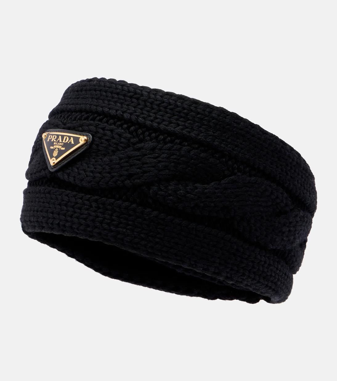 Cable-knit virgin wool headband | Mytheresa (INTL)