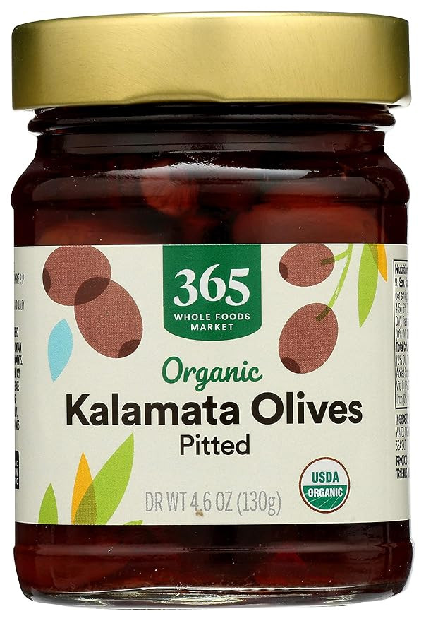 365 by Whole Foods Market, Olives Kalamata Pitted Organic, 4.6 Ounce | Amazon (US)
