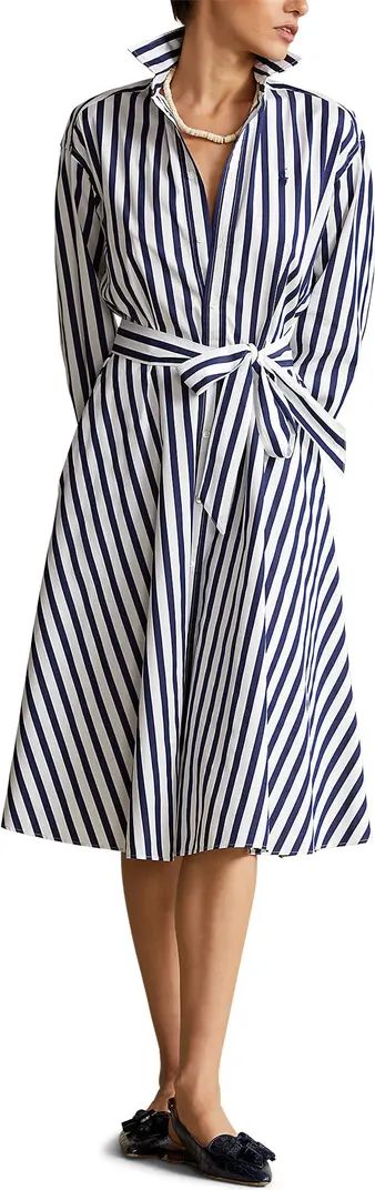 Stripe Cotton Shirtdress | Nordstrom