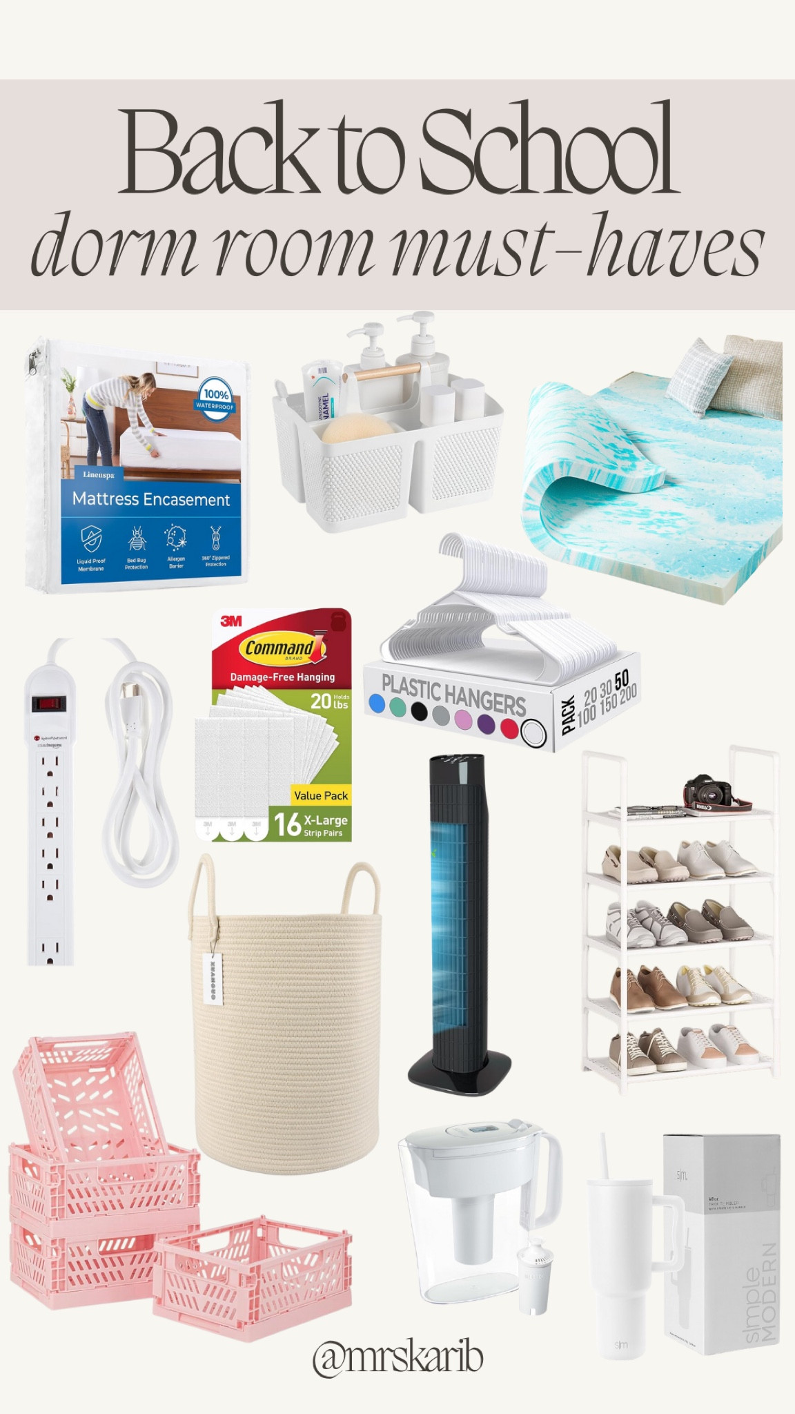 Back to school dorm room must-haves!

School shopping - dorm inspo - storage bin - portable fan - college life - dorm necessities - water filter - shoe organizer - dorm shopping 

#LTKStyleTip #LTKBacktoSchool