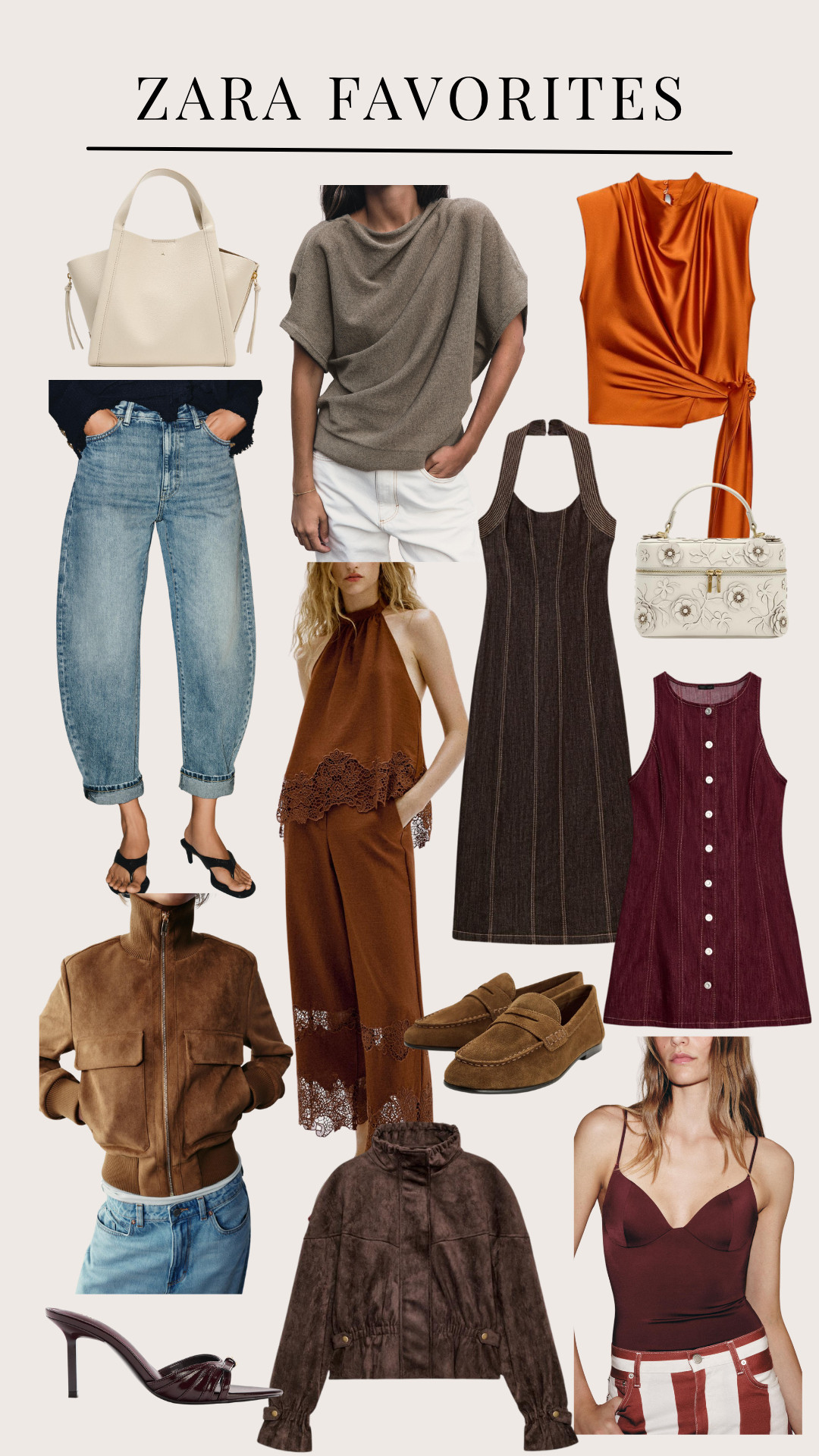 Zara favorites! 🫶

Fall outfits women
Zara fashion
Suede jackets
Silk top
Date night outfit
Elevated casual outfit

#LTKgrwm #LTKootd #LTKSeasonal