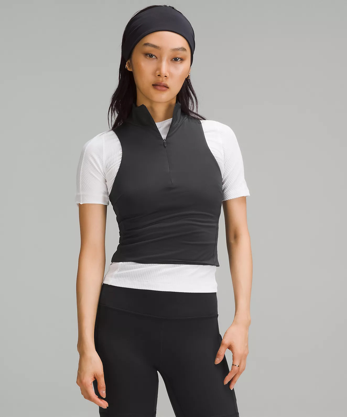 Tight-Fit Lined Half-Zip Tank Top | Lululemon (US)