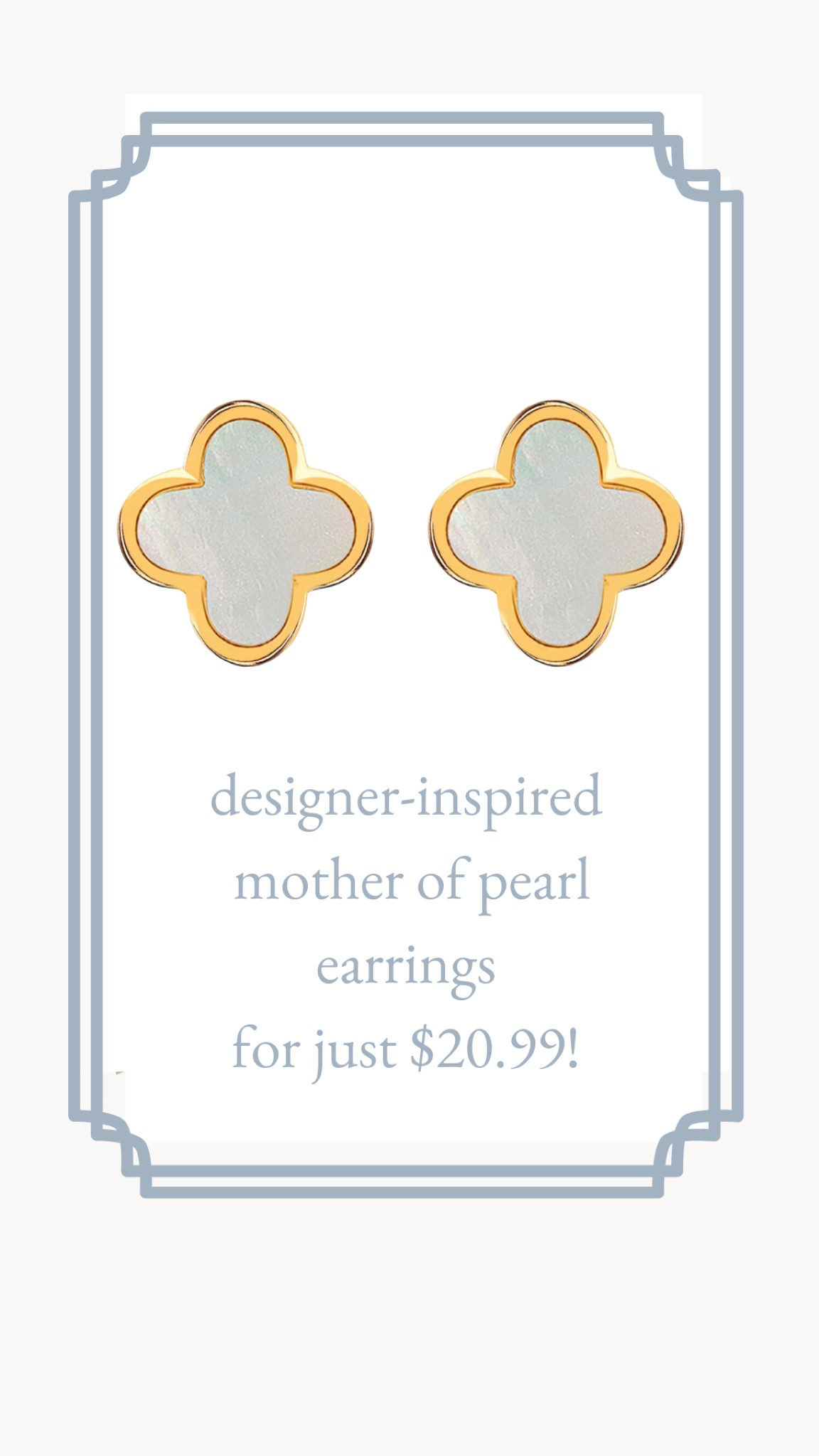 These designer inspired earrings are a wonderful gift or a fun treat for yourself! 

#LTKStyleTip #LTKFindsUnder50 #LTKBeauty