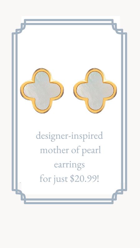 These designer inspired earrings are a wonderful gift or a fun treat for yourself! 

#LTKStyleTip #LTKFindsUnder50 #LTKBeauty