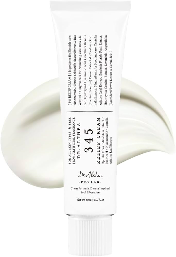 Dr.Althea 345 Relief Cream | Daily Face Moisturizer | Blemish Relief Care | Soothing Recovery & M... | Amazon (US)