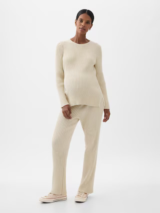 Maternity Rib Sweater Pants | Gap (US)