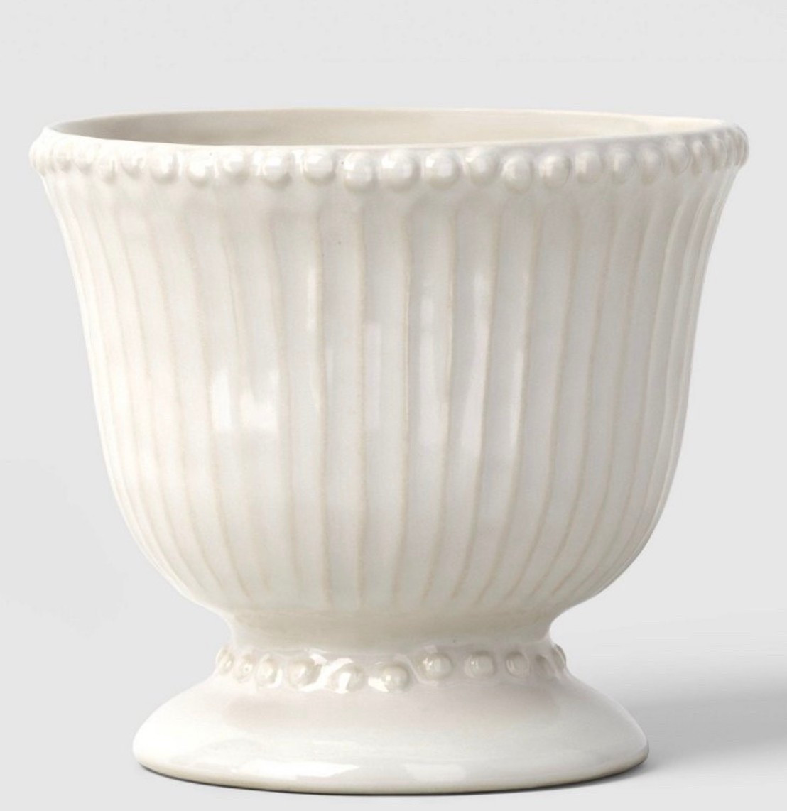 Beaded Ceramic Planter Ivoryy

#LTKSeasonal #LTKHome #LTKSaleAlert