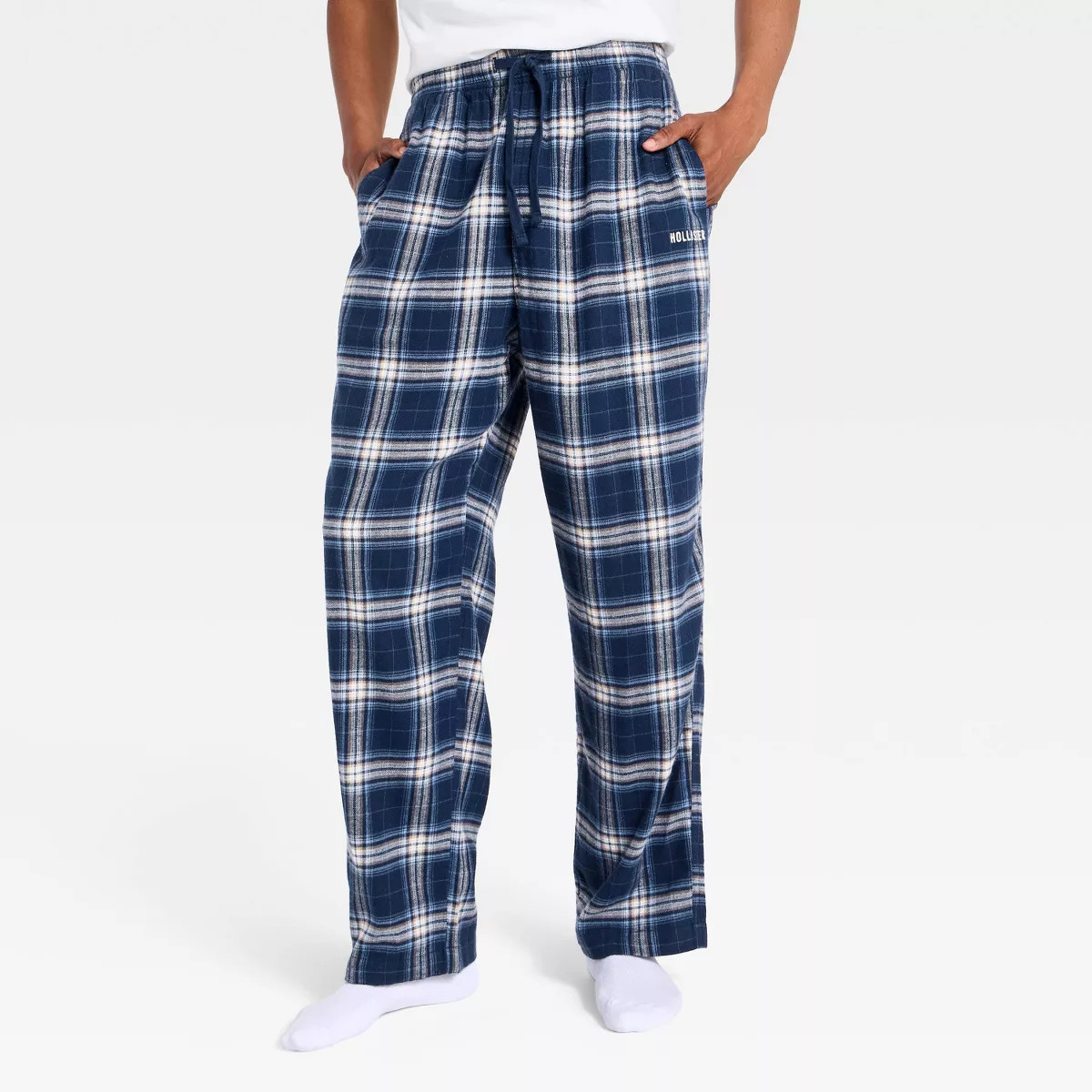 Men's Sleep Pants - Blue Plaid M The Hollister Collection at Target | Target