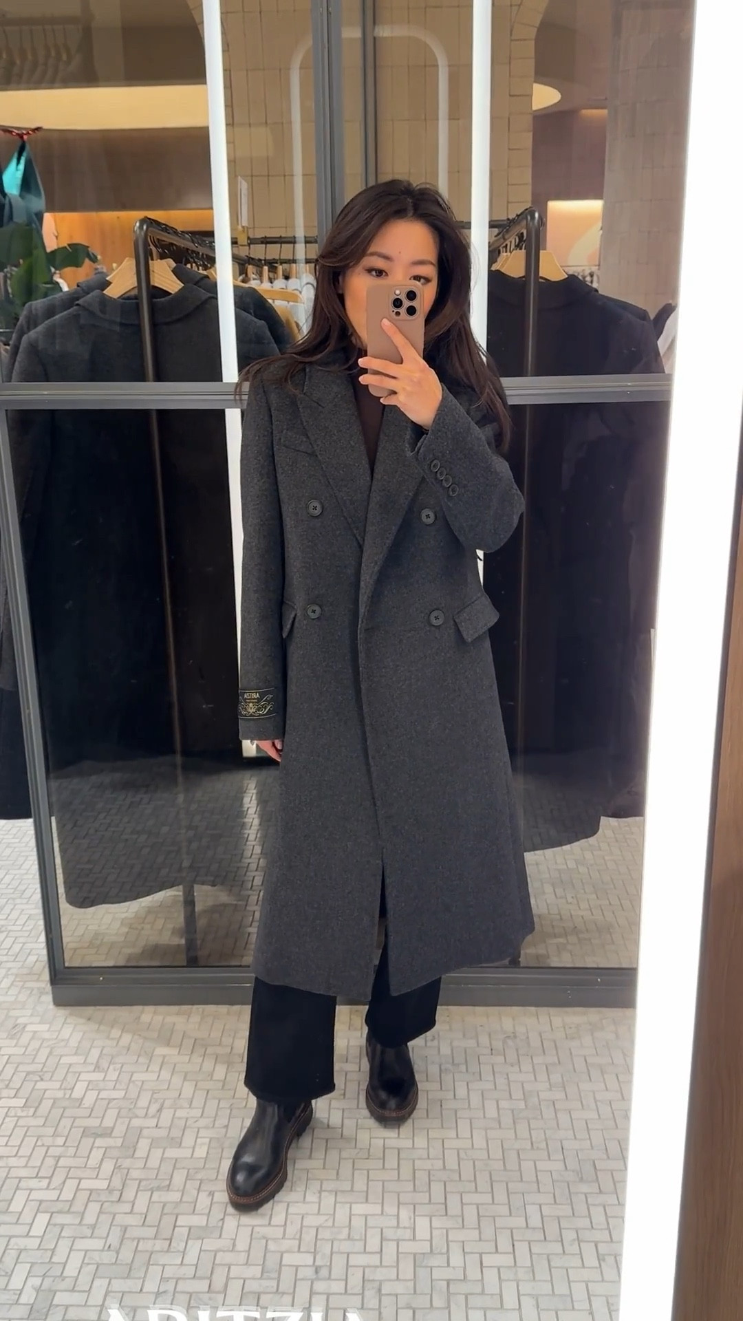 One of my most worn wool coat styles - the aritzia constant coat with menswear inspired tailored look. Other favorites are the slouch for an oversized look or Connor for slim belted look 

• Trying on this year’s XXS here, sleeves slightly long on petites. Thick warm weight and lined.

I have this in black from past years and reach for it often!  

Petite top coat, workwear winter coat 

#LTKSeasonal #LTKWorkwear #LTKPetite